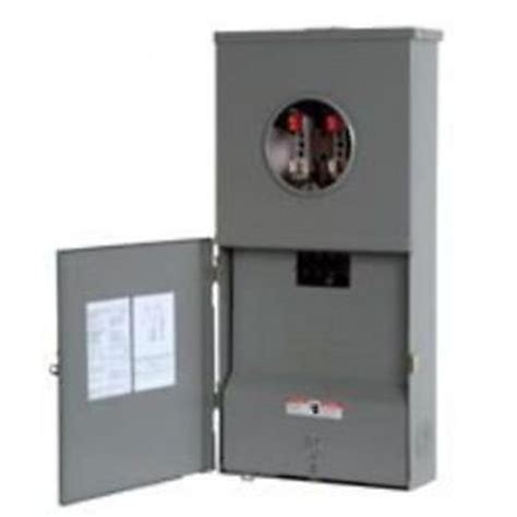 200 amp electric meter box with disconnect|200 amp meter main panel.